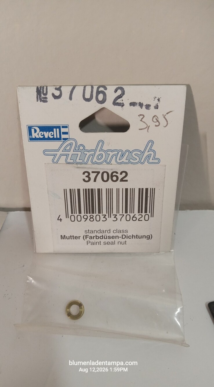 Revell Airbrush Replacement Part 37062 Paint Seal Nut Standard Class NEW